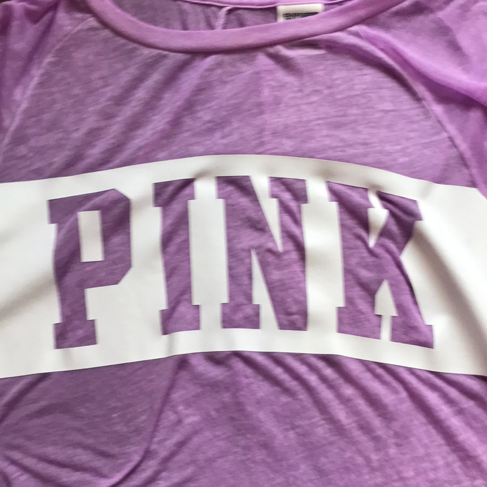 Victoria’s Secret Pink lavender long sleeved tee